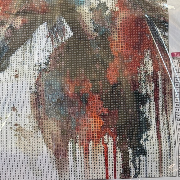 18-7.  Colorful Horse Diamond Painting Kit - Picture 3 of 9